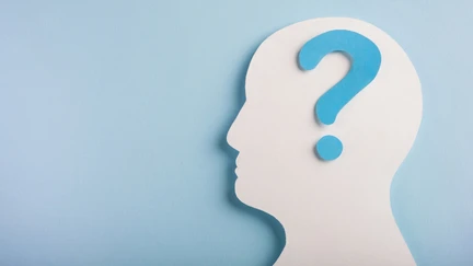 Image of a person's head with a question mark.