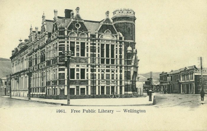 Rongotai College boys transfer books from the first Wellington Public Library to