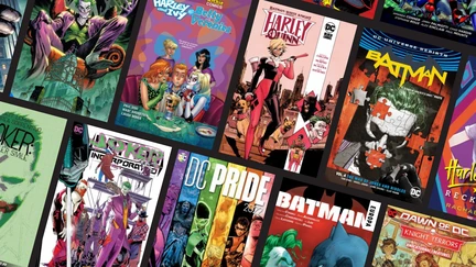 comic covers arranged in a grid