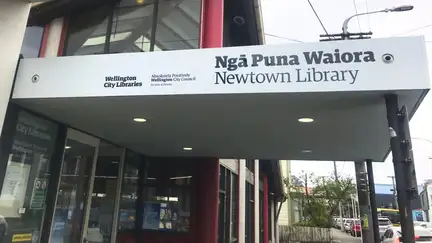 Exterior of Ngā Puna Waiora Newtown Library