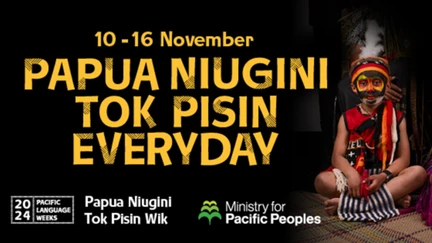 Image text: 10-16 November, Papua Niugini Tok Pisin Everyday