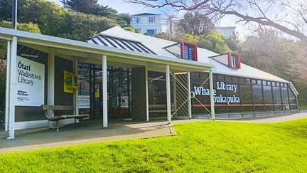 Exterior of Wadestown Library, facing Lennel Road