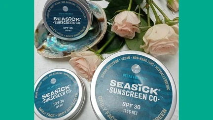 A photo of Seasick Sunscreen Co. products.