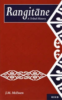 Rangitāne book cover in a deep shade of red
