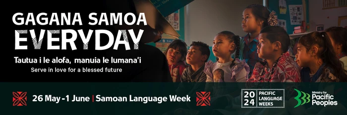Promotional image for Samoan Language Week 2024